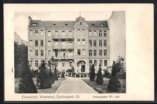 AK Wilmersdorf, Frauenklinik, Pfalzburgerstrasse 35