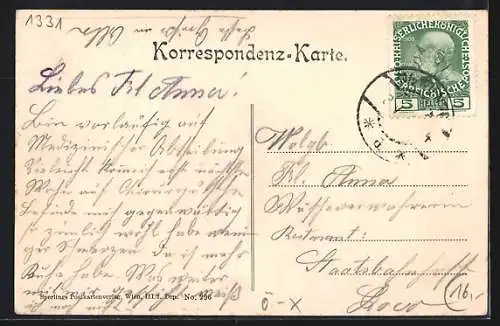 AK Wien, Boerhavegasse mit Rudolfs-Spital