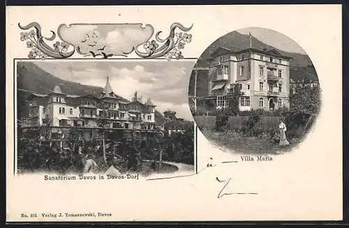 AK Davos, Sanatorium, Villa Maria