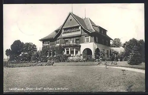 AK St. Fiden b. St. Gallen, Landhaus Ober-Ziel