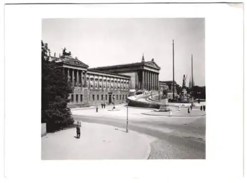 Fotografie Lichtbildwerkstatt Alpenland, Wien, Ansicht Wien, Blick nach dem Parlament