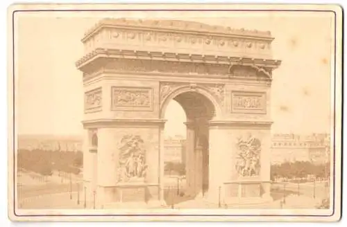 Fotografie unbekannter Fotograf, Ansicht Paris, Arc de Triomphe