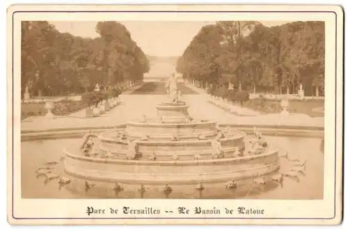 Fotografie unbekannter Fotograf, Ansicht Versailles, Parce de Versailles, Le Bassin de Latone