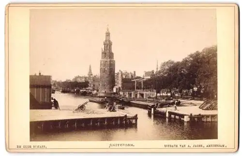 Fotografie A. Jager, Amsterdam, Ansicht Amsterdam, De Oude Schans