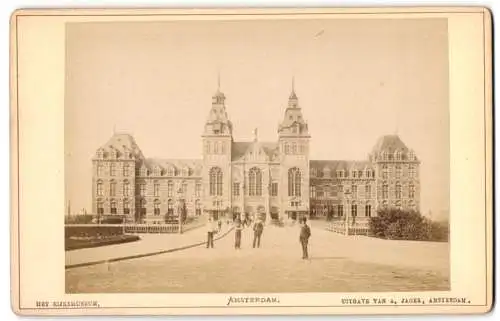 Fotografie A. Jager, Amsterdam, Ansicht Amsterdam, Het Rijksmuseum