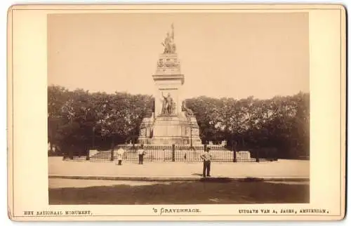 Fotografie A. Jager, Amsterdam, Ansicht 's Gravenhage, Het Nationaal Monument