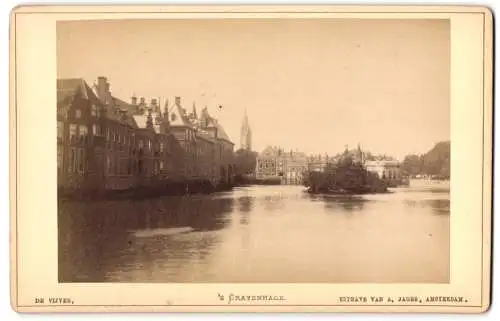 Fotografie A. Jager, Amsterdam, Ansicht 's Gravenhage, De Vijver