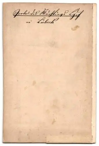 Fotografie J. Nöhring, Lübeck, Ansicht Lübeck, Portal des Fuchtingshof