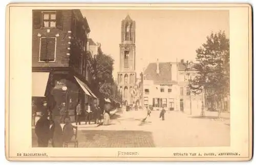 Fotografie A. Jager. Amsterdam, Ansicht Utrecht, De Zadelstraat