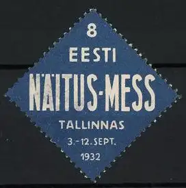 Reklamemarke Tallinn, Eesti Näitus-Mess 1932, Diamantform