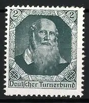 Reklamemarke Deutscher Turnerbund, Friedrich Ludwig Jahn Porträt