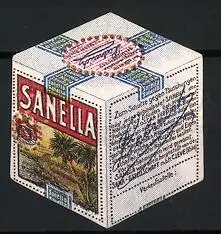 Reklamemarke Sanella, Margarine-Würfel