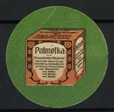 Reklamemarke Palmefka Margarine, Margarinepackung