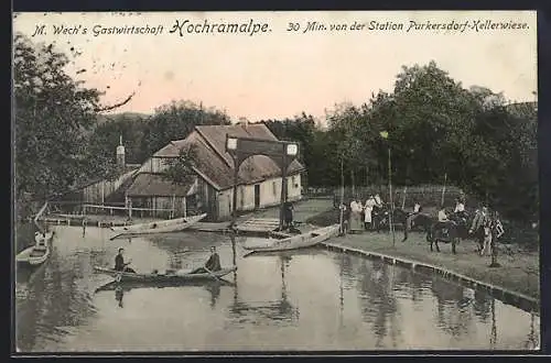 AK Purkersdorf-Kellerwiese, Gasthaus Hochramalpe von M. Wech