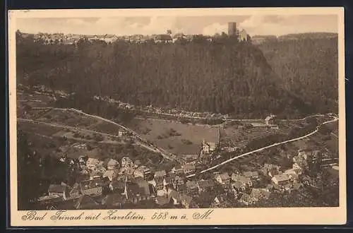 AK Bad Teinach, Teilansicht mit Zavelstein