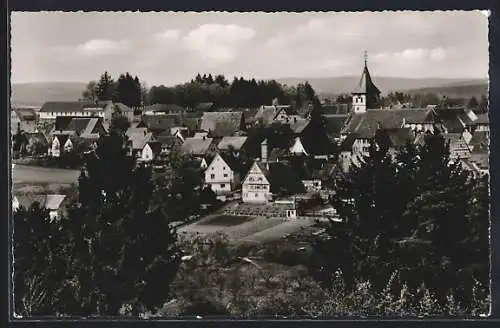 AK Dornhan /Württ. Schwarzwald, Teilansicht mit Kirche