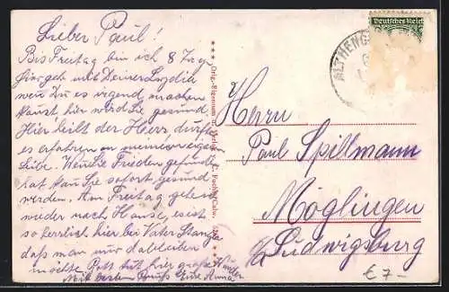 AK Möttlingen O. A. Calw, Rettungsarche