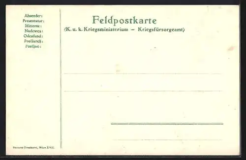 AK Soldaten der österreichischen Armee in den Karpathen, 1914-15