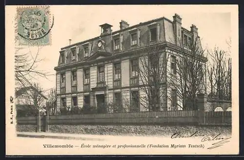 AK Villemomble, École ménagère et professionnelle (Fondation Myriam Teutsch)