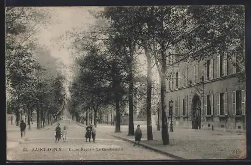 AK Saint-Denis, Cours Ragot et la Gendarmerie