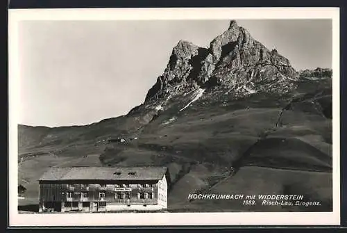 AK Hochkrumbach, Gasthaus Adler mit Widderstein