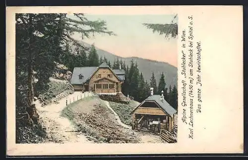 AK Karl Lechnerhaus am Stuhleck, Alpine Gesellschaft Stuhlecker in Wien, Totale