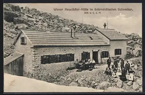 AK Wiener Neustädter-Hütte, Berghütte im österreichischen Schneekar