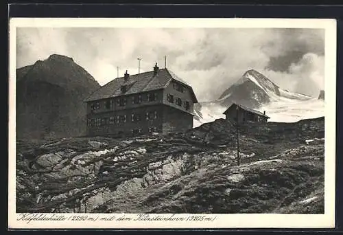 AK Krefelderhütte mit dem Kietzsteinhorn