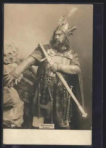 AK Schauspieler Matkowsky in Macbeth