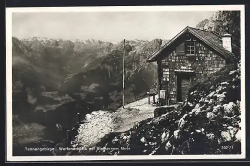 AK Werfenerhütte, Berghütte mit Steinernem Meer, Tennergebirge