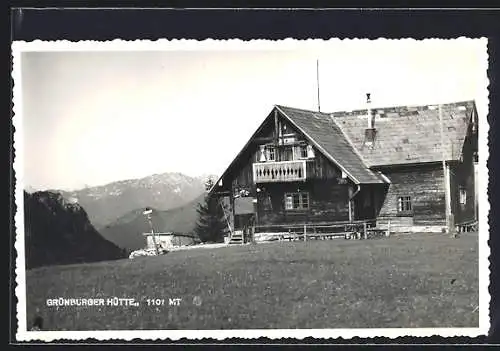 AK Grünburger Hütte, Berghütte am Hochbuchberg