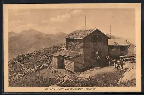 AK Pfrontner-Hütte, Berghütte am Aggenstein