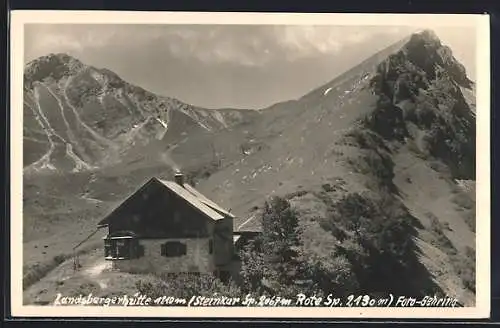 AK Landsbergerhütte, Berghütte, Steinkar Sp. und Rote Sp.