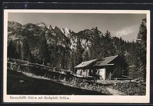 AK Kenzenhütte, Berghütte mit Hochplatte