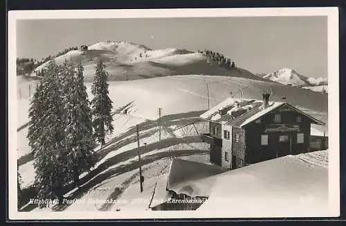 AK Kitzbühel, Winterlandschaft, Posthof Hahnenlamm mit Ehrbachhöhe