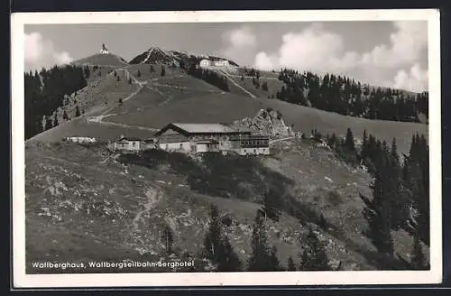 AK Wallberghaus, Berghütte und Wallbergseilbahn-Berghotel