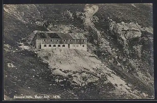 AK Samnoar-Hütte, Berghütte am Nieder-Joch