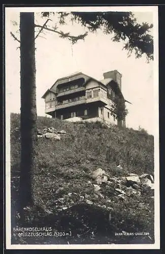 AK Bärenkogelhaus, Berghütte bei Mürzzuschlag