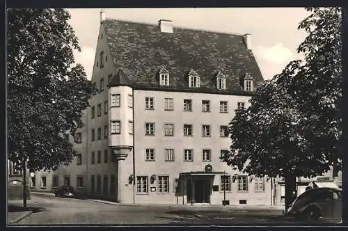 AK Augsburg, Parkhotel Weisses Lamm der Drei Mohren A.G.