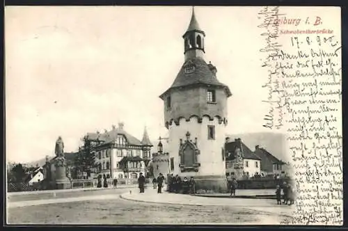 AK Freiburg i. B., Schwabentorbrücke