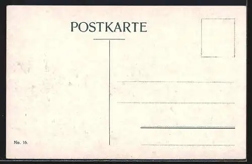 AK Leipzig, Blick durch den Lauengang des alten Rathauses