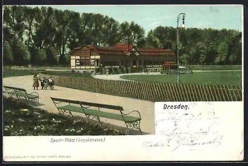 AK Dresden, Sportplatz an der Lennéstrasse