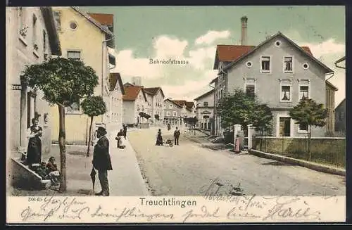 AK Treuchtlingen, Partie in der Bahnhofstrasse