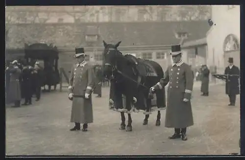 AK Beisetzung von Prinzregent Luitpold, Luitpolds Pferd