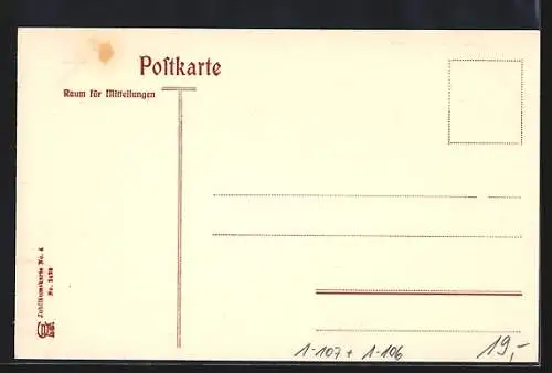 AK Prinzregent Luitpold, König Otto I. und König Ludwig II. von Bayern, 100 Jahre Königreich Bayern