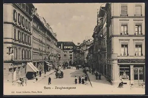 AK Bern, Blick in die Zeughausgasse