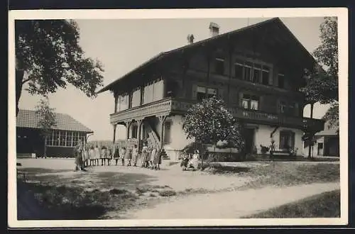 AK Grasburg, Blick auf das Ferienheim