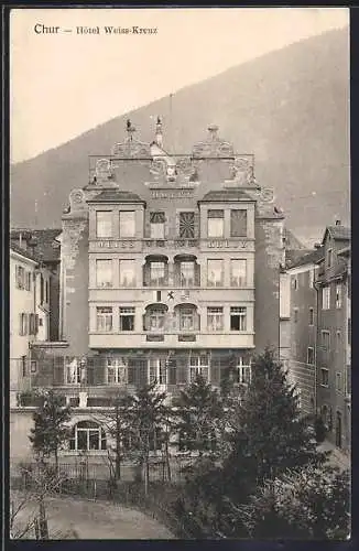 AK Chur, Hotel Weiss-Kreuz