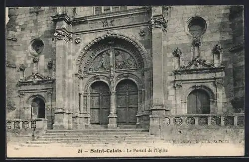 AK Saint-Calais, Le Portail de l`Église