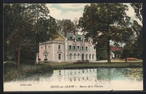 AK Bessé-sur-Braye, Maison de la Filature